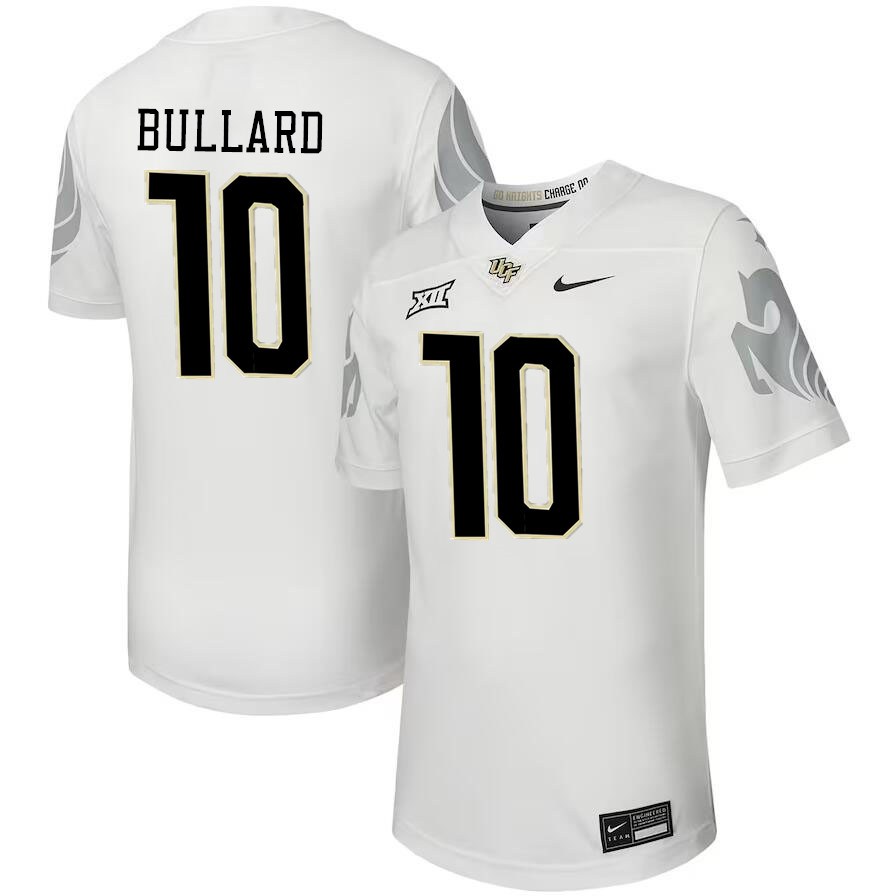 Men #10 Quadric Bullard UCF Knights Big 12 Conference College Football Jerseys Stitched-Black